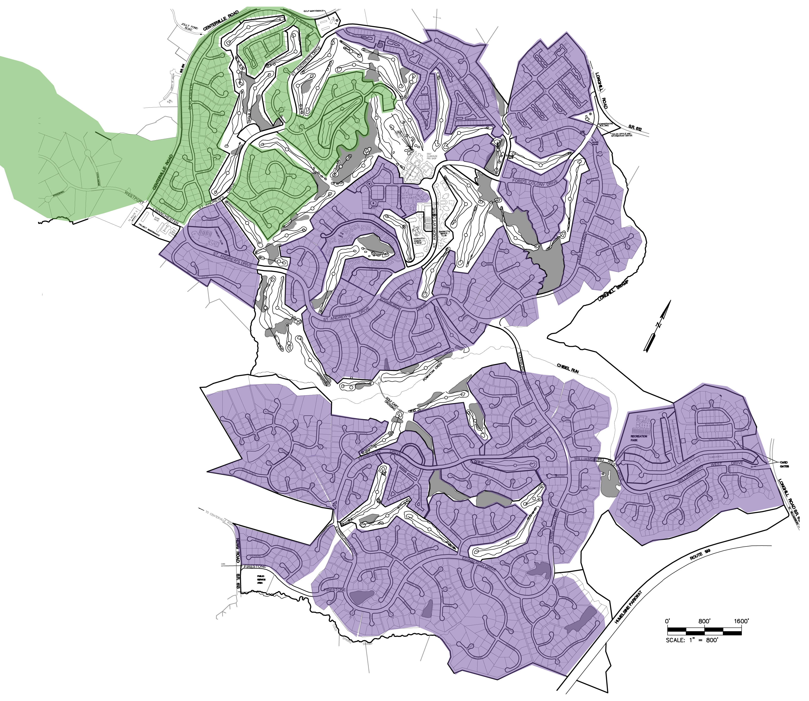 Map of Fords Colony