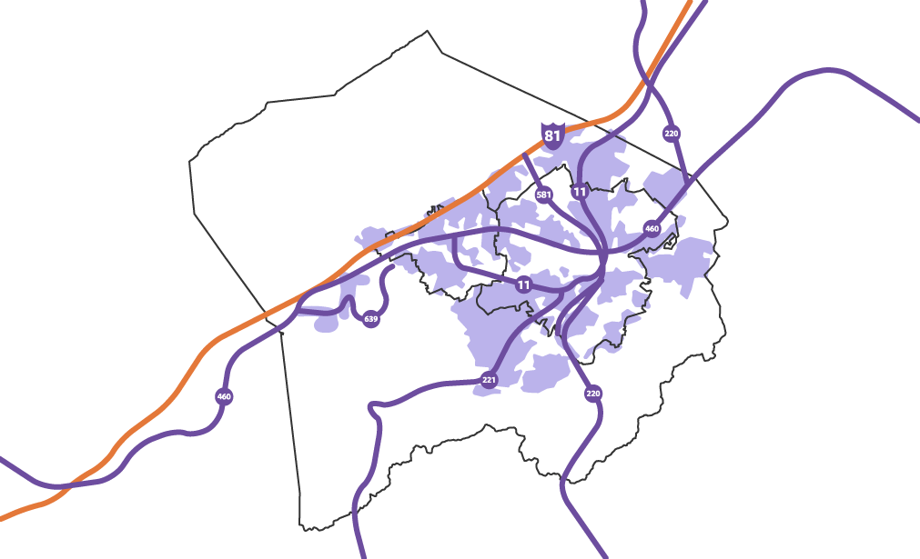 Subsidy 2024 Roanoke VA Map
