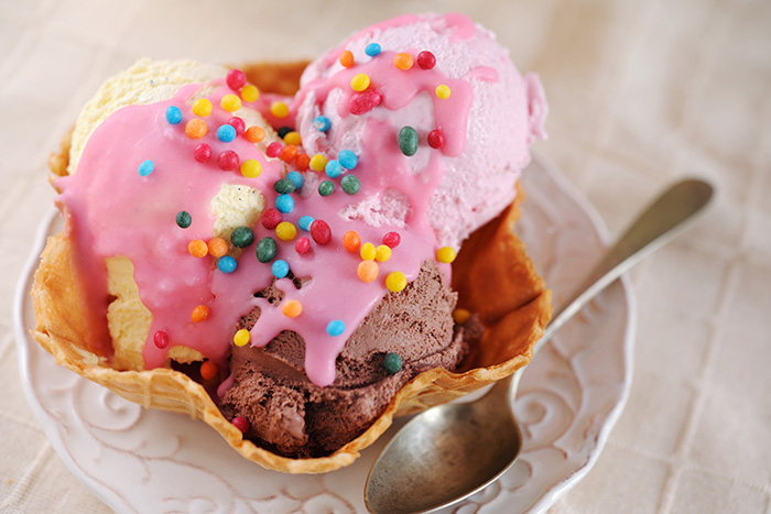 Ice creat from C&C Frozen Treats.