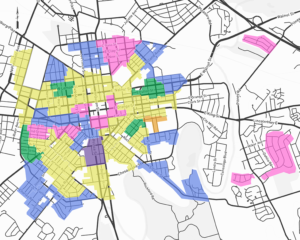 Map of Lancaster