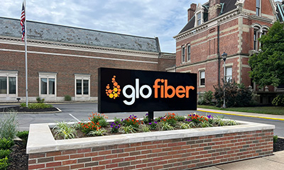 Downtown Chillicothe Glo Fiber Storefront